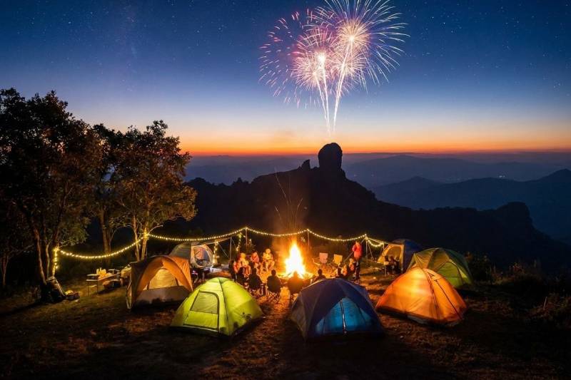 New Year Celebration Camping Prabalmachi